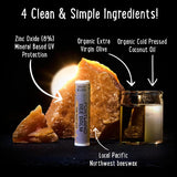 Portland Bee Balm Solar Eclipse All Natural Handmade Beeswax Based SPF 15 Lip Balm, Bulk 1 Count