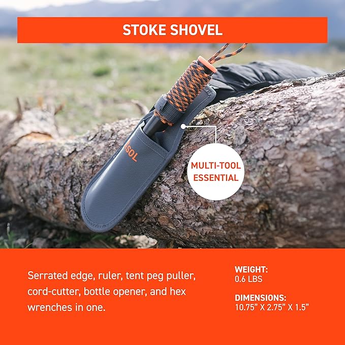 Survive Outdoors Longer Stoke Folding Shovel