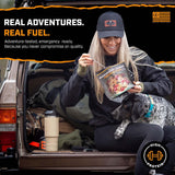 Refuel Mountain Berry Granola with Rice Milk, Vegan Backpacking Meal