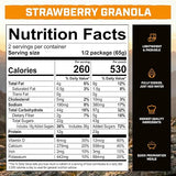 Refuel Strawberry Granola, 23g Protein, Freeze-Dried Camping Meal