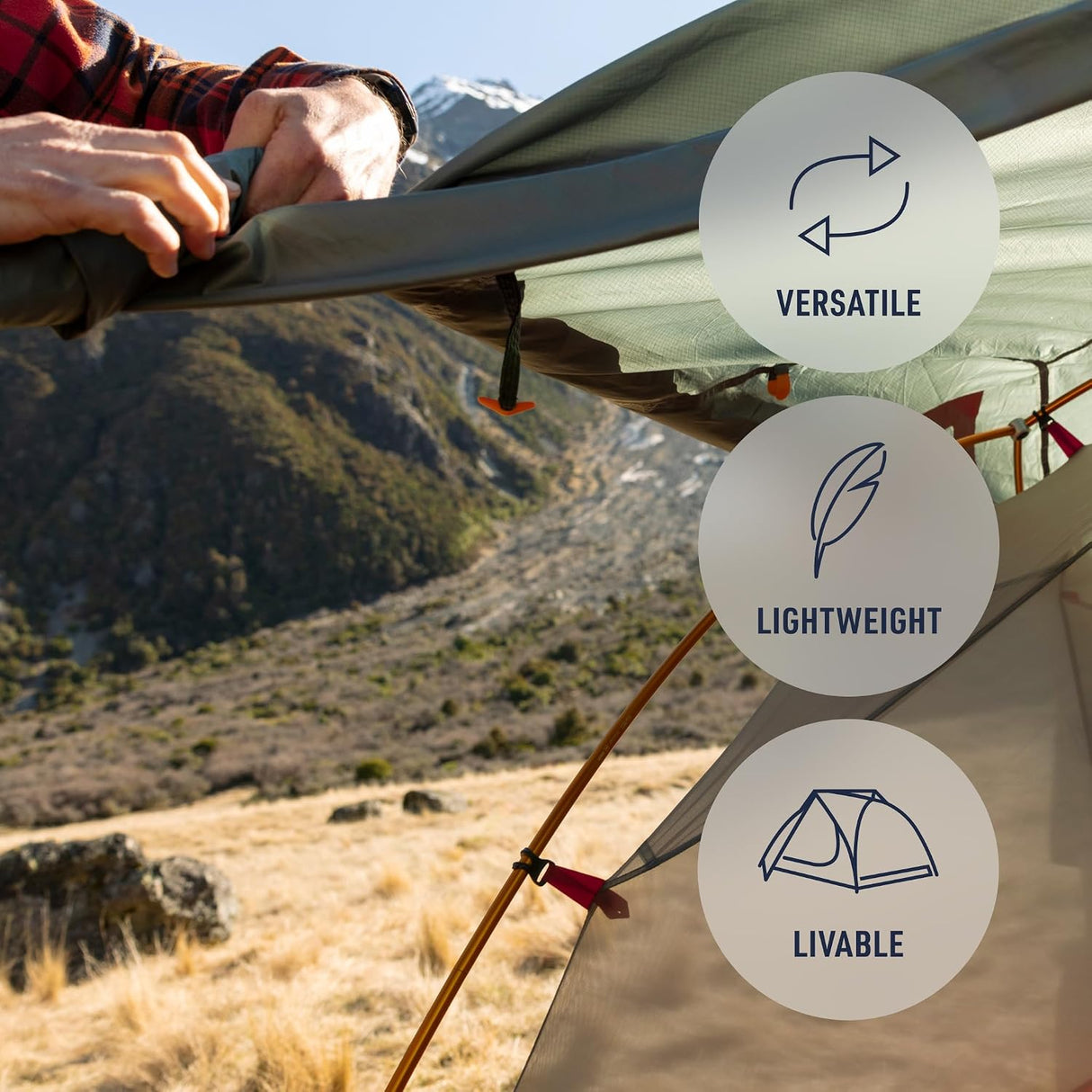 Ikos Lightweight Tent for Backpacking and Car Campin