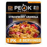 Refuel Strawberry Granola, 23g Protein, Freeze-Dried Camping Meal