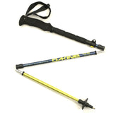 Aluminum Flip-Out Series Trekking Poles - Blue / Yellow