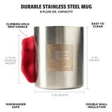 Escape Crimp Mug 9 oz