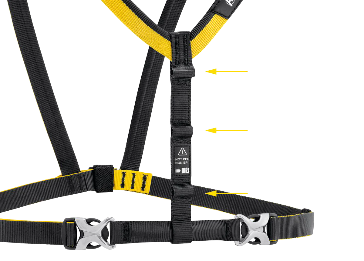 Petzl Sterno Chest Harness for SRT/SRS Ascent Systems