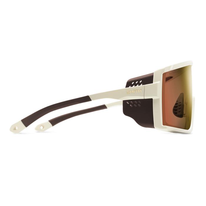 Pursuit CT Matte Bone + ChromaPop Glacier Photochromic Copper Gold Mirror Lens