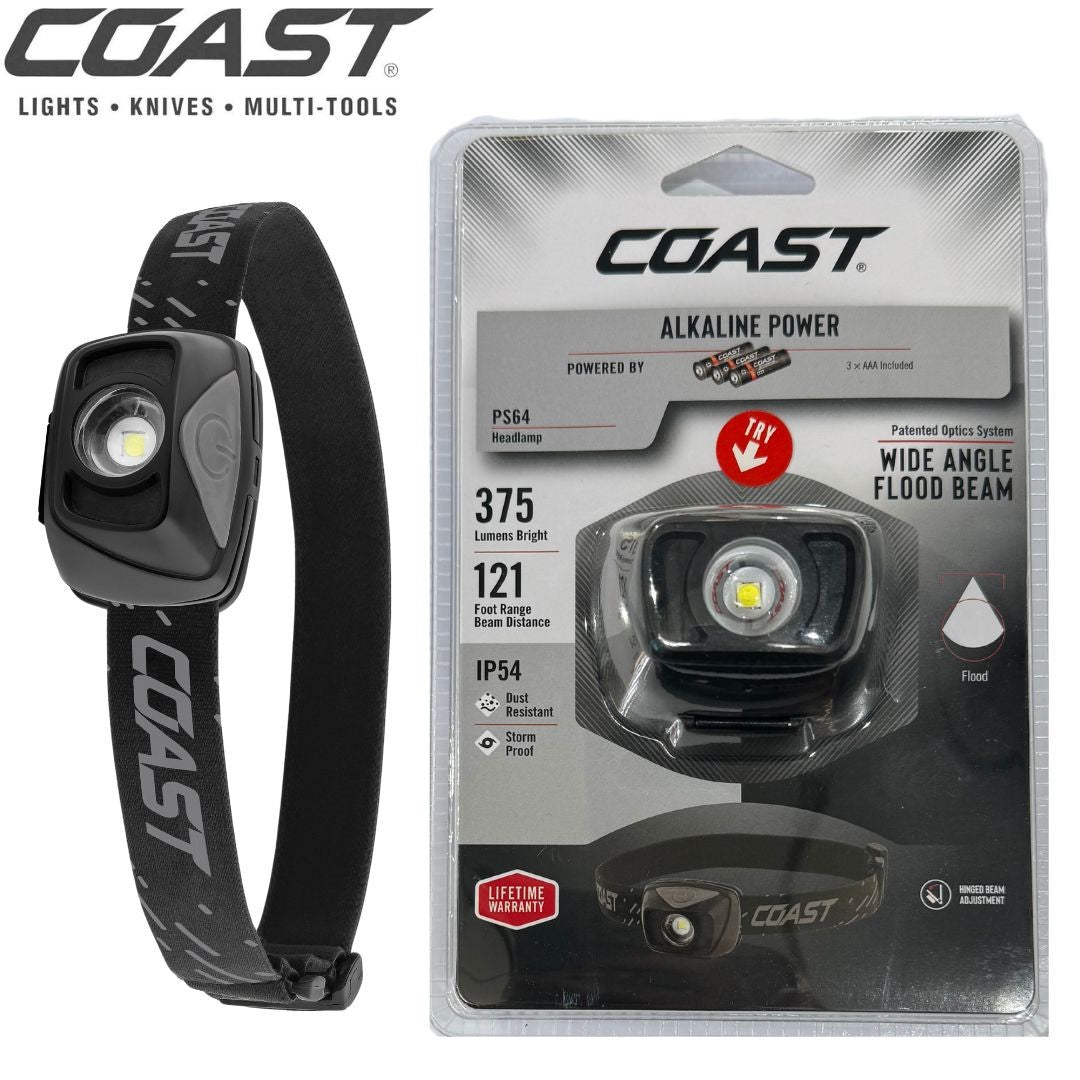 Coast PS64 Utility Beam LED Headlamp