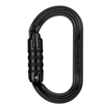 OXAN H-Frame Steel Oval Carabiner - Triact-Lock - Black