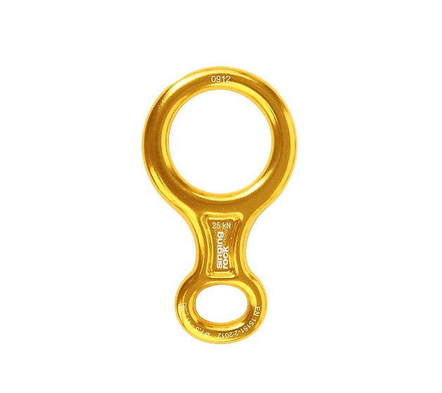 Singing Rock Medium Figure 8 Belay Device – Anodized Light Alloy, 25 kN