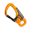 Kong Tango Double-Action Carabiner, Anodized Orange/Black