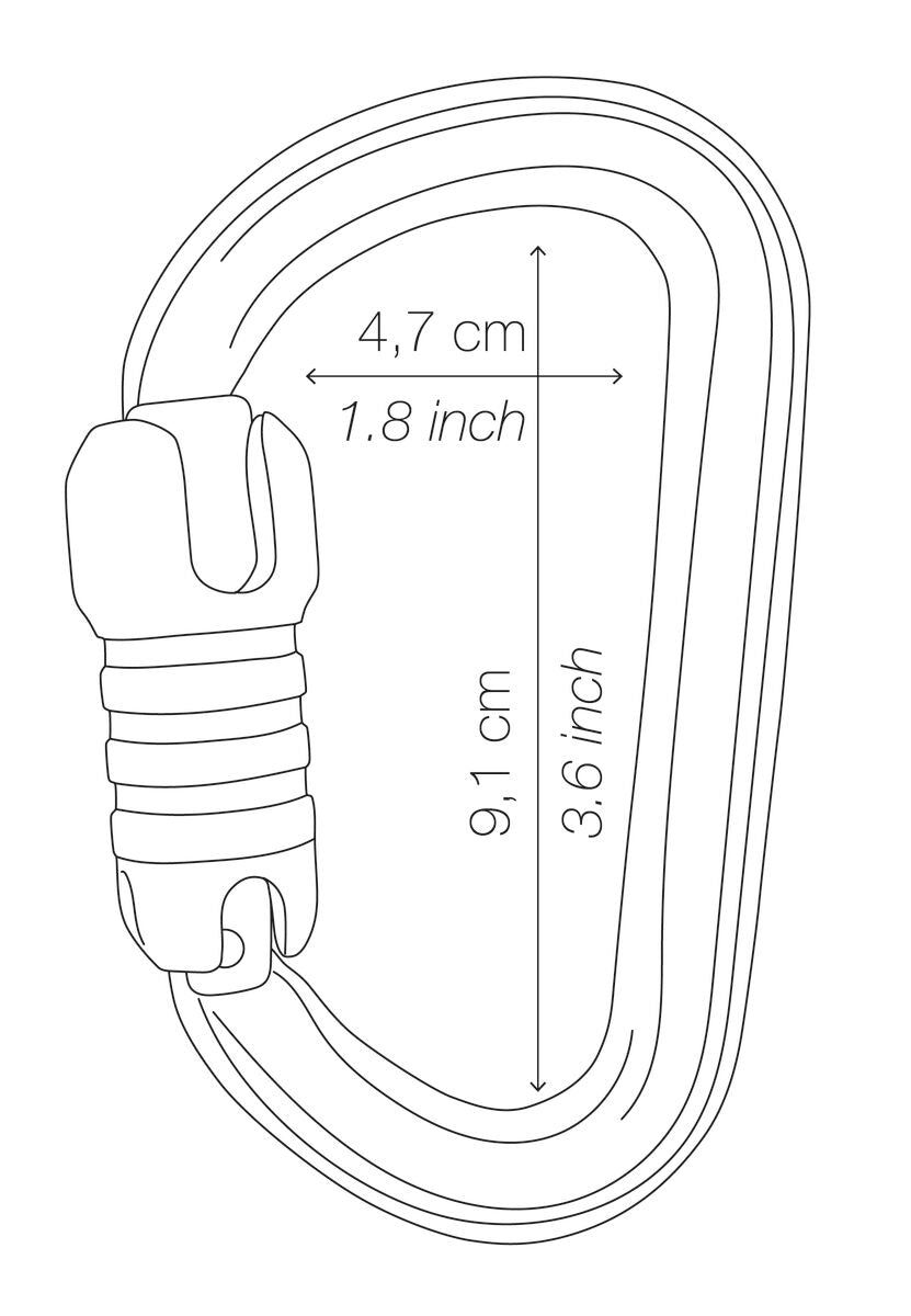 Petzl Bm'D Triact Lock Carabiner