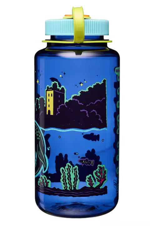 Nalgene 32oz Wide Mouth Mythical Creatures Bottle