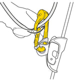 Rollclip a pulley-carabiner