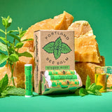 Portland Bee Balm Oregon Mint Lip Balm, Natural Beeswax, Dry Lips
