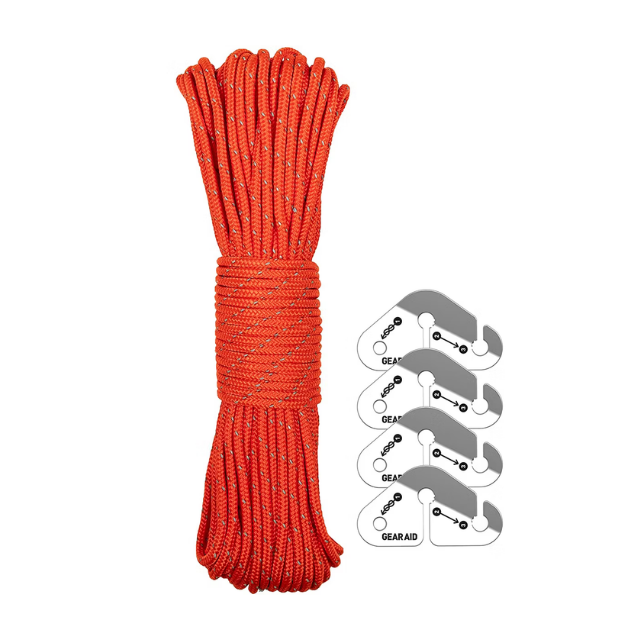 Gear Aid 50 ft. Reflective Guyline Kit with Tensioners
