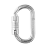 OVAL POWER STEEL TRIPLE ANSI Locking Carabiner