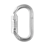 OVAL POWER STEEL TRIPLE ANSI Locking Carabiner