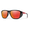 Embark TNF Matte Black / Horizon Red + ChromaPop Polarized Red Mirror Lens