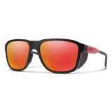 Embark TNF Matte Black / Horizon Red + ChromaPop Polarized Red Mirror Lens