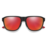 Embark TNF Matte Black / Horizon Red + ChromaPop Polarized Red Mirror Lens