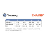 Yaktrax Traction Chains for Walking on Ice and Snow (Pair)