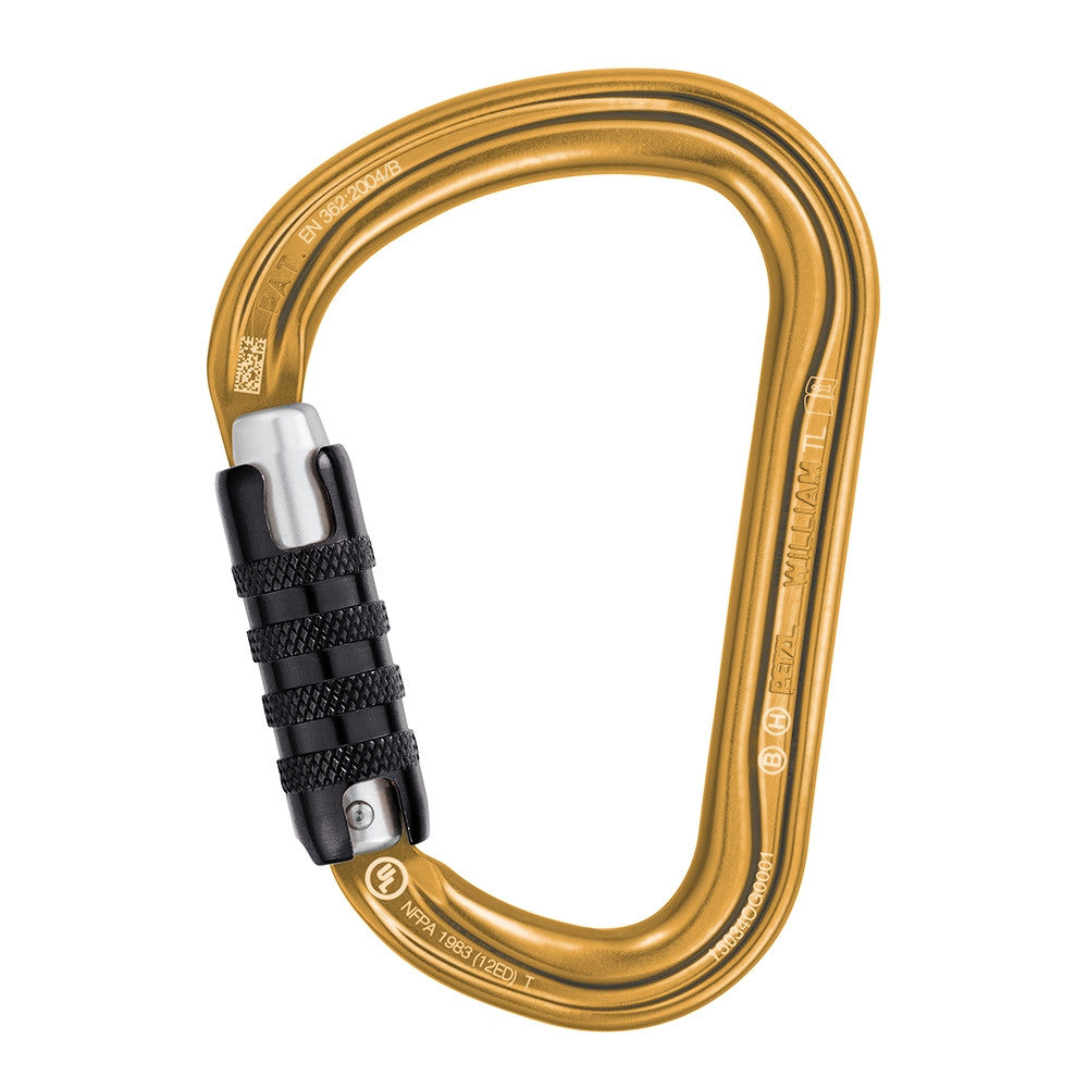 William Triact Carabiner Gold