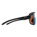 Bobcat Black + ChromaPop Glacier Photochromic Copper Blue Mirror Lens