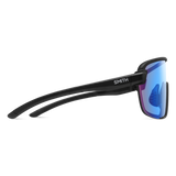 Bobcat Matte Black + ChromaPop Low Light Rose Blue Mirror Lens