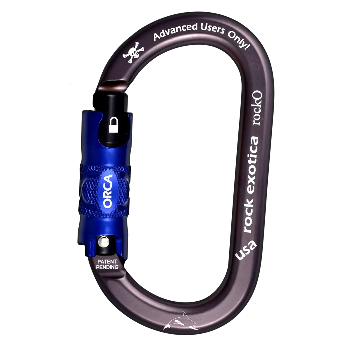 Rock Exotica RockO Orca-Lock Carabiner, 26162M
