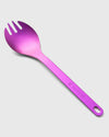 Cuchara-tenedor de titanio Snow Peak SCT-004PR (morado) 