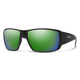 Guide's Choice Matte Black + ChromaPop Glass Polarized Green Mirror Lens
