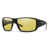 Lente polarizada amarilla para baja luminosidad con cristal ChromaPop y negro mate de la elección del guía 