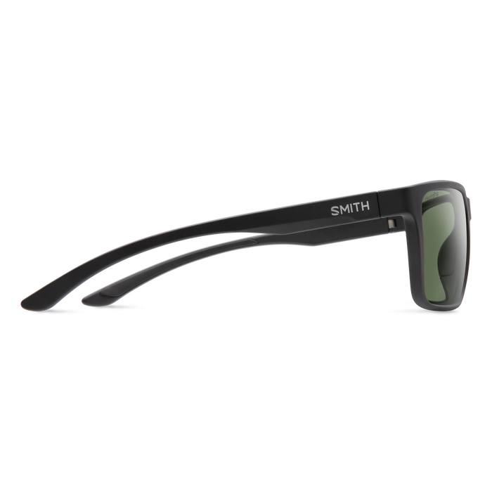 Riptide Matte Black + ChromaPop Polarized Gray Green Lens
