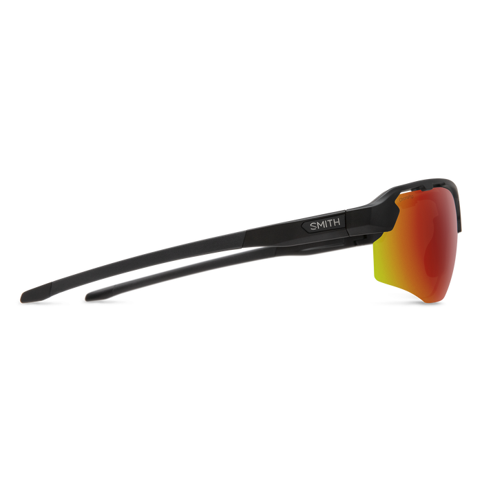 Resolve Matte Black + ChromaPop Red Mirror Lens