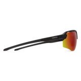 Resolve Matte Black + ChromaPop Red Mirror Lens