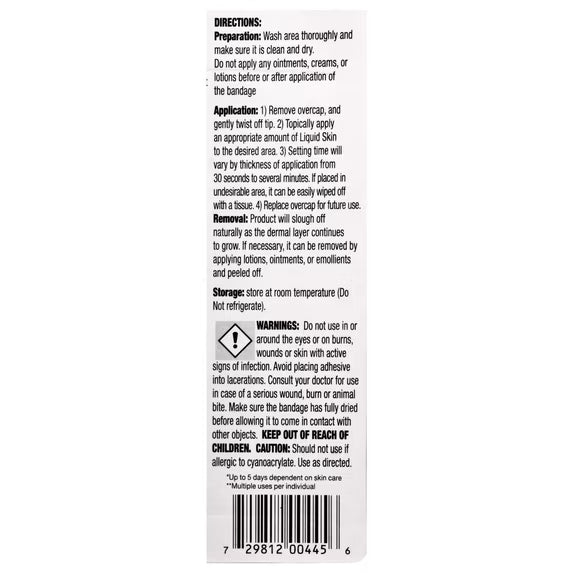 Liquid Skin The Better Bandage Minor Cuts 0.5g