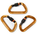 Sender Screwgate Carabiner - Package of 3