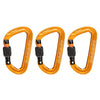Sender Screwgate Carabiner - Package of 3