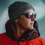 Embark Matte Black + ChromaPop Glacier Photochromic Copper Blue Mirror Lens