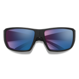 Guide's Choice Matte Black + ChromaPop Glass Polarchromic Rose Blue Mirror Lens