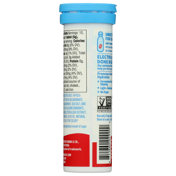 Nuun Sport: Zero Sugar – Wild Strawberry (Electrolyte Drink Tablets)