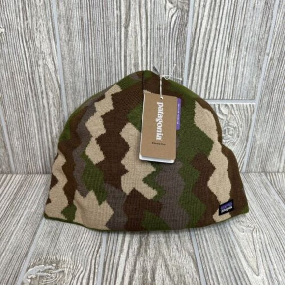 Beanie Hunting Climbing Trees Knit- Basin Green Camo Unisex NWT