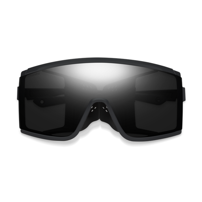 Pursuit Matte Black + ChromaPop Black Lens