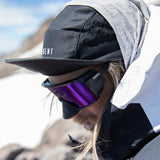 Pursuit Matte Black + ChromaPop Glacier Photochromic Copper Blue Mirror Lens