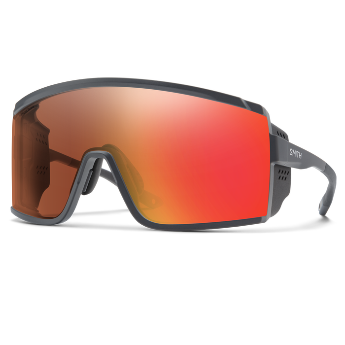 Pursuit Matte Slate + ChromaPop Glacier Photochromic Copper Red Mirror Lens