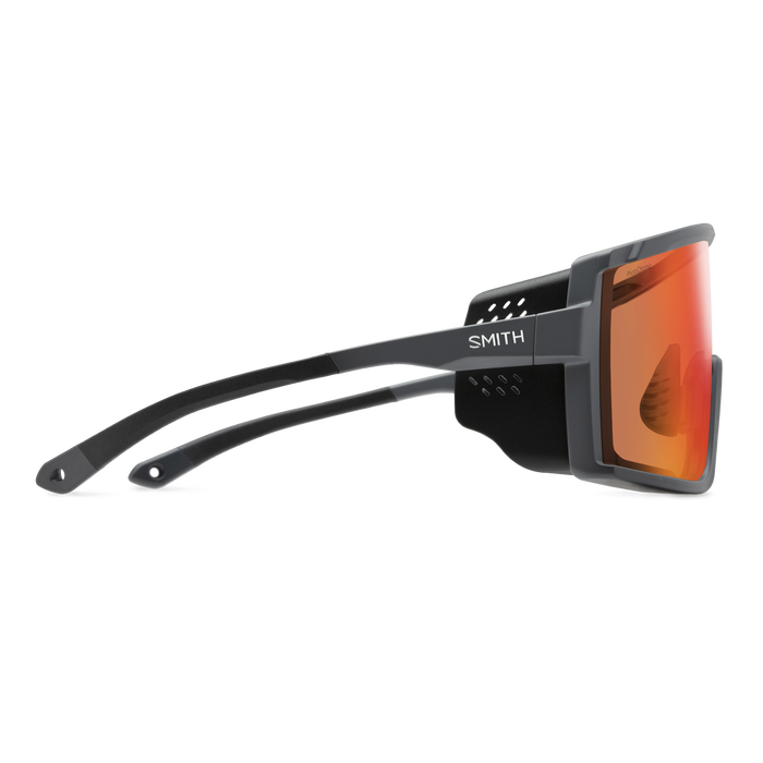 Pursuit Matte Slate + ChromaPop Glacier Photochromic Copper Red Mirror Lens