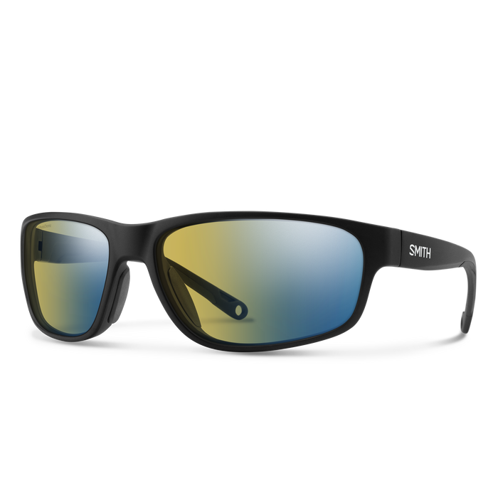 Redding 2 Matte Black + ChromaPop Glass Polarchromic Yellow Blue Mirror Lens