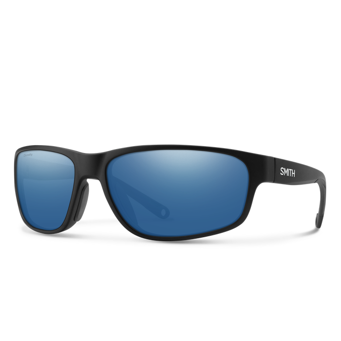 Redding 2 Matte Black + ChromaPop Glass Polarized Blue Mirror Lens