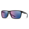 Riptide Matte Black + ChromaPop Glass Polarchromic Rose Blue Mirror Lens