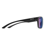 Riptide Matte Black + ChromaPop Glass Polarchromic Rose Blue Mirror Lens